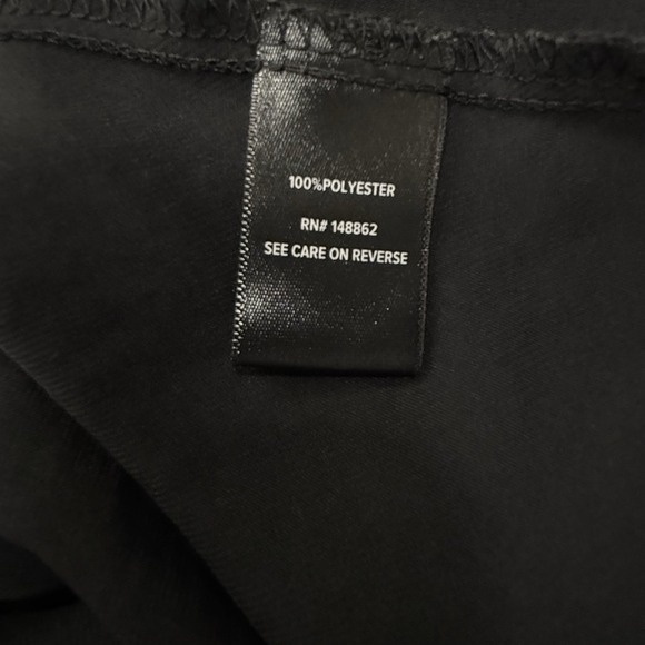 Torrid Woman Sz 00 M/L Ruffle Front Black Tank Slip Top Adjustable Straps Silky - Picture 10 of 11